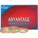 Alliance Rubber 26545 Advantage Rubber Bands - Size #54 Assorted Sizes - Natural Crepe - 1 lb Box