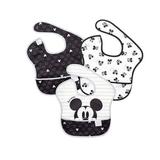 Bumkins Bibs Disney Mickey Mouse SuperBibs 3-Pack for Baby and Toddler 6-24 Mos