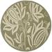 Safavieh Courtyard Crystal Floral Indoor/Outdoor Indoor/Outdoor Area Rug 5 3 x 5 3 Round Olive/Natural