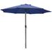 Seasonal Trends 60033 Crank Umbrella 92.9 in H 107.9 in W Canopy 107.9 in L Canopy Round Canopy Steel Frame