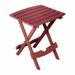 Adams Manufacturing 8500-95-3700 Plastic Quik-Fold Side Table Merlot