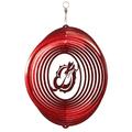 SWEN Products MSUM MINNESOTA STATE DRAGONS Circle Swirly Metal Wind Spinner