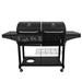 Char-Broil Deluxe Charcoal & Gas Combination Cart Grill