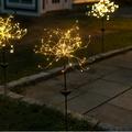 Solar LED Firework Garden Stake Light