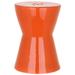 Safavieh Liana Hourglass Indoor/Outdoor Garden Patio Stool Orange