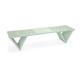 GloDea XQBC70YPHG Outdoor Bench Harbor Green