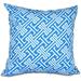 Simply Daisy 16 x 16 Leeward Key Geometric Print Outdoor Pillow