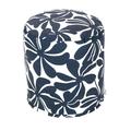Majestic Home Goods 16 in. Round Outdoor Pouf