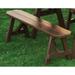 A & L Furniture Yellow Pine Traditional Backless Bench