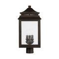 Capital Lighting - Sutter Creek - 3 Light Outdoor Post Mount Rain or Shine made