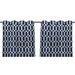 Set of 2 Outdoor Curtain Panels 54 X 96 - Cayo/Admiral