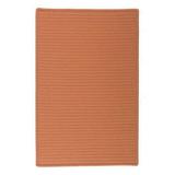 Colonial Mills Sunset Solid In-Outdoor Braided Area Rug 2x4 - Rust