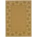 Sphinx Lanai Indoor/Outdoor Area Rug 606D7 Patio Beige Border Tropical 1 8 x 3 7 Rectangle