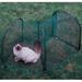 Kittywalk Curves 2 Outdoor Cat Enclosure Green 48 x 18 x 24