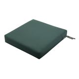 Classic Accessories RavennaÂ® Rectangular Patio Seat Cushion Slip Cover & Foam - Durable Outdoor Cushion Mallard Green 21 W x 19 D x 5 Thick