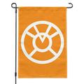 Green Lantern Blackest Night Orange Lantern Logo Garden Yard Flag