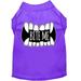 Mirage Pet Bite Me Screen Print Dog Shirt Purple XL