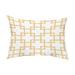 14 x 20 Simply Daisy Mid Century Indoor/Outdoor Throw Pillow Gold