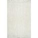 nuLOOM Courtney Braided Indoor/Outdoor Area Rug 6 Ivory