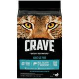 CRAVE Grain Free with Protein from Salmon & Ocean Fish Dry Adult Cat Food 4 Pound Bag