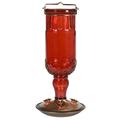 Perky-Pet 24 oz Red Antique Bottle Hummingbird Feeder