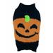 Simply Dog Sweater Costume Black Orange Pumpkin JackOLantern Knit Pet Outfit XXS