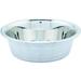 Indipets Silver Touch Collection. Silver Stripe Stainless Steel Dog Bowl. 8 oz.