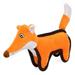 Pet Life Â® Foxy-Tail Animated Nylon Quilted Squeaker Plush Dog Toy