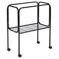 Prevue Pet Products Bird Cage Stand For Base Flight Cages-Finish:Black