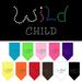 Wild Child Rhinestone Bandana Black Large