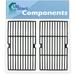 2-Pack BBQ Grill Cooking Grates Replacement Parts for Coleman 461230403 - Compatible Barbeque Cast Iron Grid 16 3/4