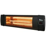 Dr Infrared Heater DR-238 Carbon Infrared Outdoor Heater for Patio Backyard Garage and Decks Standard Black