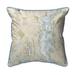 Betsy Drake HJ12280N Chesapeake Bay - Rock Hall MD & VA Nautical Map Large Corded Indoor & Outdoor Pillow - 18 x 18 in.