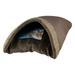 Aspen Pet Kitty Cave Pet Cat Bed Brown