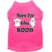 Mirage Pet Here for the Boos Screen Print Dog Shirt Bright Pink XS