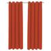 Jordan Manufacturing 54 x 96 Melon Solid Grommet Semi-sheer Outdoor Curtain Panel (2 Pack)