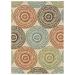 Sphinx Montego Area Rug 697J6 Beige Circles Dots 5 3 x 7 6 Rectangle