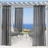 Outdoor Decor No Se em Grommet Curtain Panel Window Dressing 50 x 108 in Black