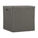 Suncast BMDB60ST 60 Gallon Resin Outdoor Patio Storage Cube Deck Box Stoney 26.75 in D x 26.25 in H x 27.5 in W 27 lb