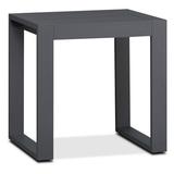 Real Flame Baltic Aluminum Patio End Table in Gray (Set of 2)