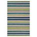 Couristan Cottages Alki Reversible Indoor/Outdoor Area Rug 3 x 5 Ocean Shades