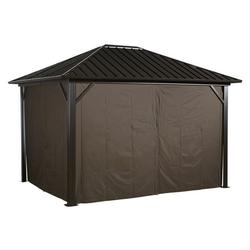 Sojag Curtains for Genova 12 x 12 ft Brown - Gazebo Not Included