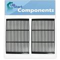 2-Pack BBQ Grill Cooking Grates Replacement Parts for Grill Zone 6355 (810-6355-T) - Compatible Barbeque Porcelain Enameled Cast Iron Grid 19