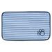 Design Imports DII Pet Mat Stripe Embroidered Paw Blue
