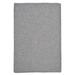 Colonial Mills 11 x 14 Gray Handmade Braided Reversible Rectangular Area Throw Rug