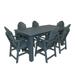 Highwood 7pc Hamilton Rectangular Dining Set - 42 x 84 Counter Height Table