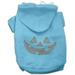 Jack O Lantern Rhinestone Hoodies Baby Blue M (12)