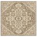 SAFAVIEH Beach House Jose Geometric Indoor/Outdoor Area Rug Cream/Beige 6 7 x 6 7 Square