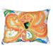 Betsy Drake NC083 16 x 20 in. Orange Octopus No Cord Pillow