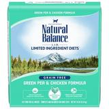 Natural Balance Limited Ingredient Diets Green Pea & Chicken Formula Dry Cat Food 10 Pounds Grain Free